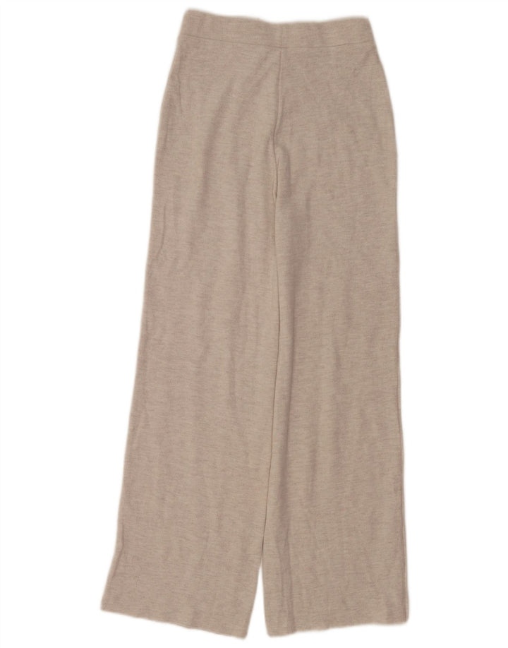 Calça de treino feminina Zara UK 8 pequeno algodão cinza