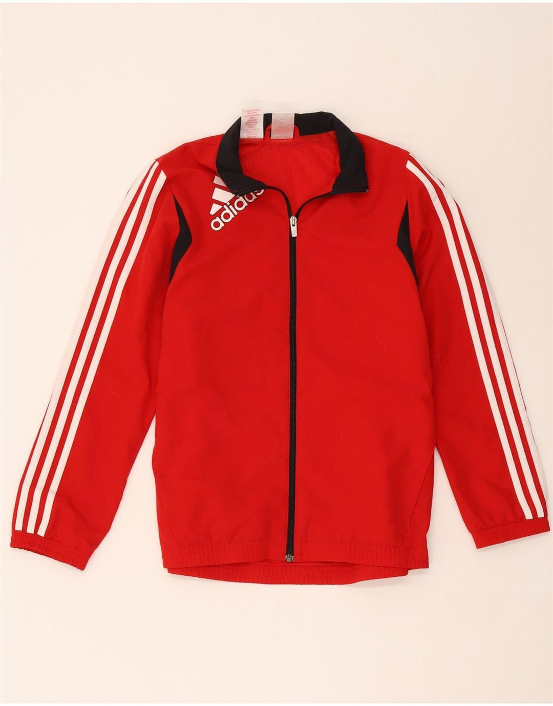 Adidas Meninos Graphic Tracksuit Top Jacket 13-14 Anos Poliéster Vermelho