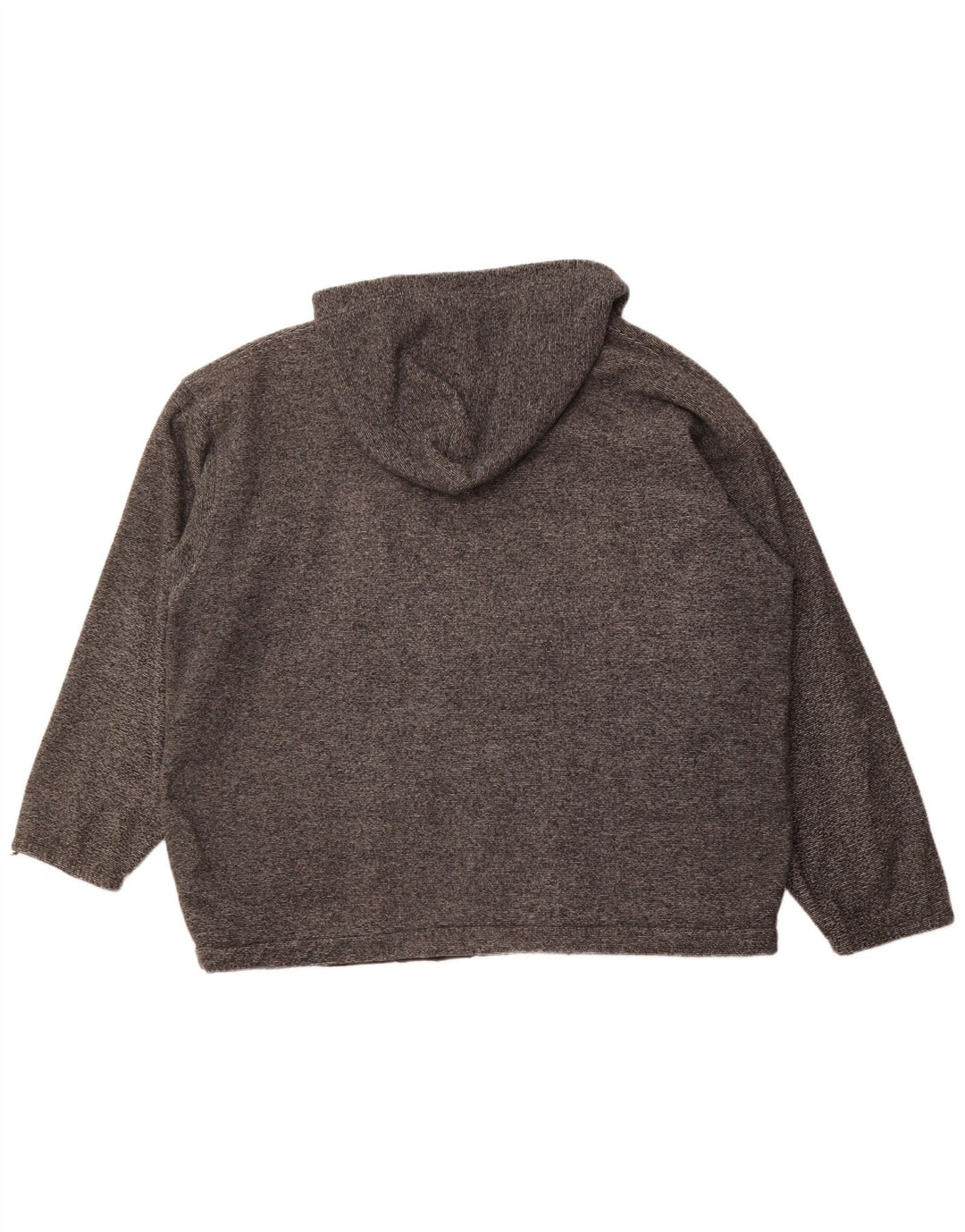 Jaqueta masculina de lã com capuz CHAMPION UK 42 XL poliéster listrado cinza