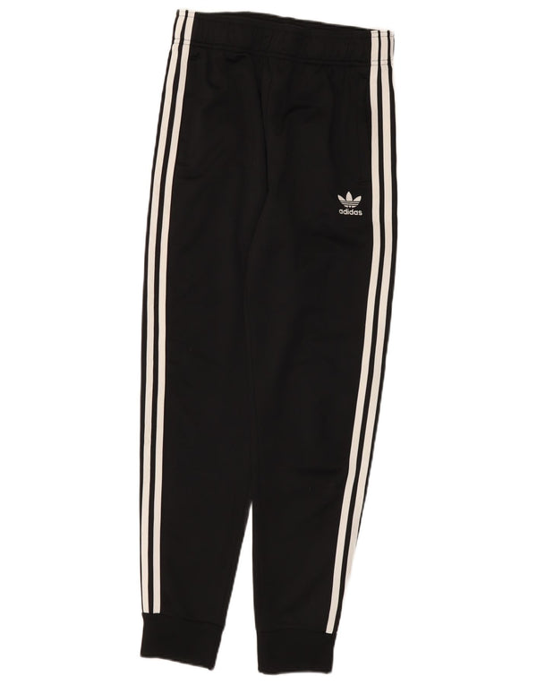 Adidas meninos calças de treino joggers 13-14 anos preto poliéster