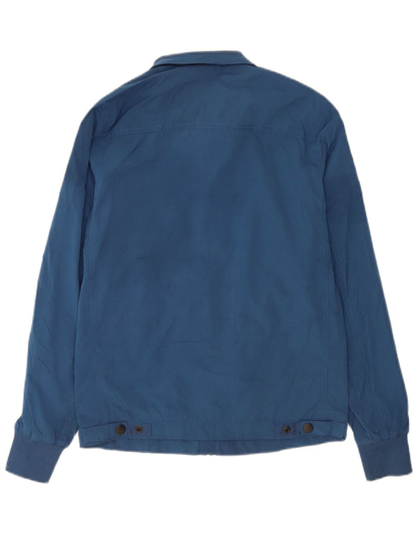 Jaqueta de chuva masculina Superdry UK 34 XS azul poliéster