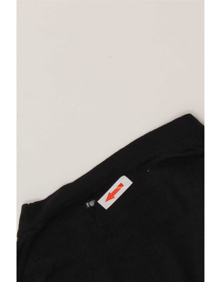 Suéter feminino Marks & Spencer com gola tartaruga Reino Unido 10 pequeno preto