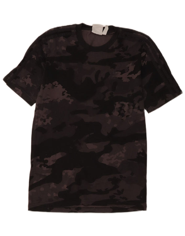 Camiseta masculina Adidas Top XS cinza camuflagem algodão