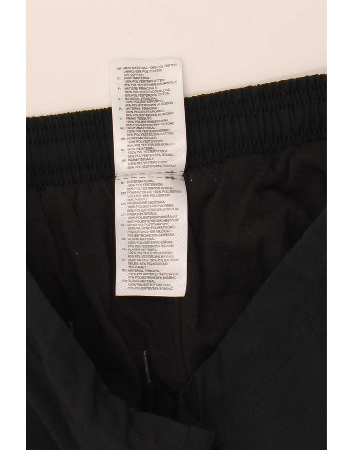 Calça de treino feminina Adidas Joggers UK 12 poliéster preto médio
