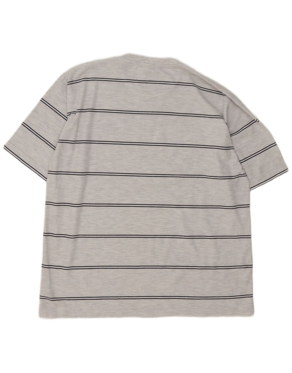 Umbro Camiseta Masculina Top XL Cinza Listrado Poliéster