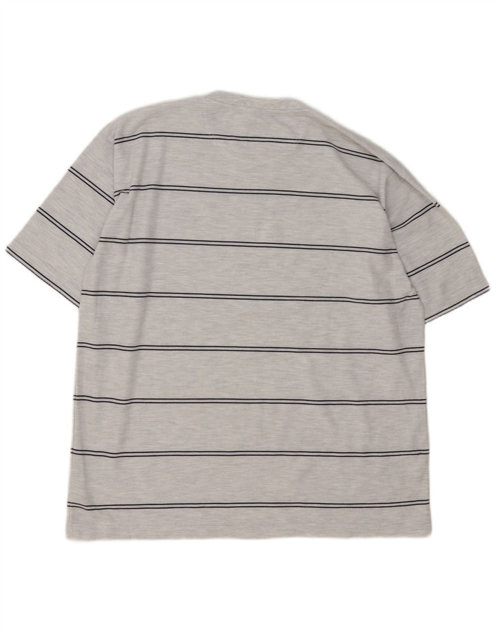 Umbro Camiseta Masculina Top XL Cinza Listrado Poliéster
