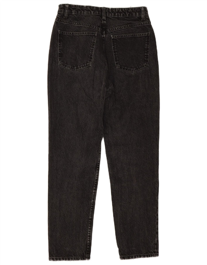 ZARA Calça jeans feminina desgastada EU 38 pequena W28 L27 cinza