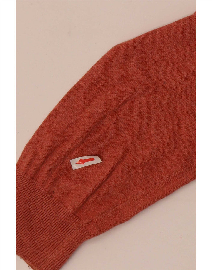 Suéter masculino Marks & Spencer com gola redonda XL laranja algodão