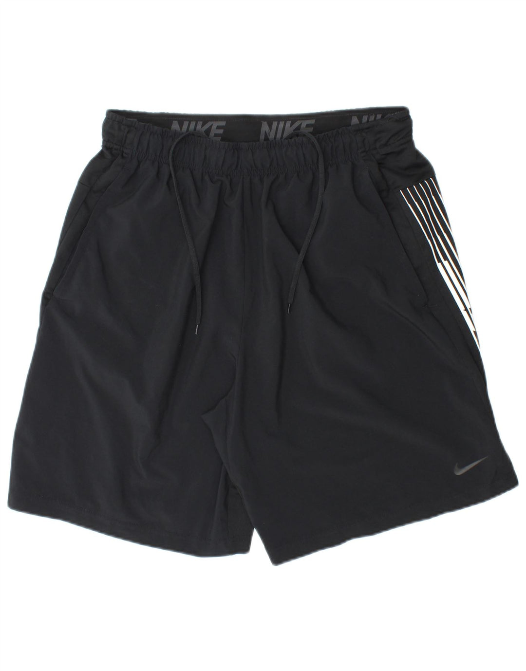 NIKE Masculino Dri Fit Graphic Sport Shorts Grande Poliéster Preto