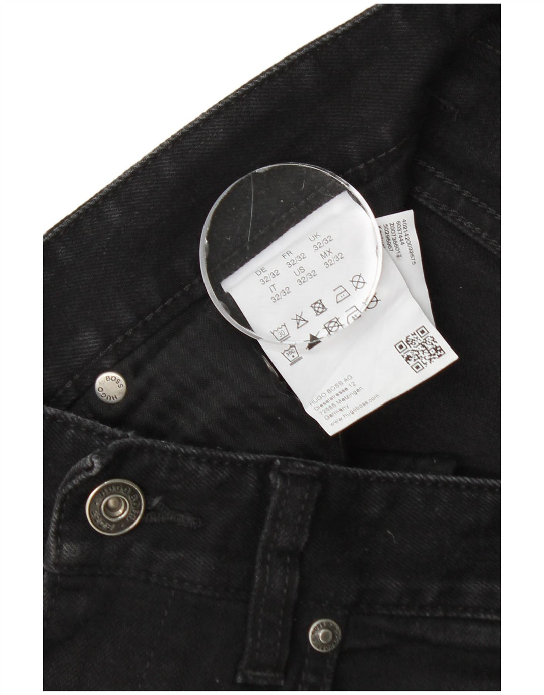 Hugo Boss Masculino Jeans Slim W32 L32 Algodão Preto