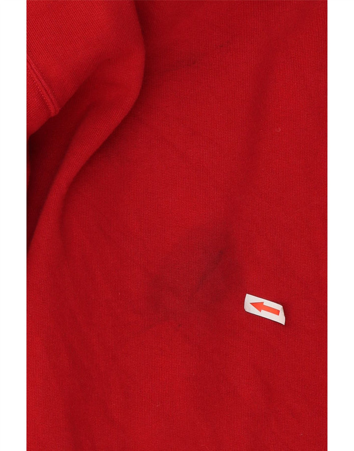 Suéter gráfico masculino Best Company de algodão vermelho médio