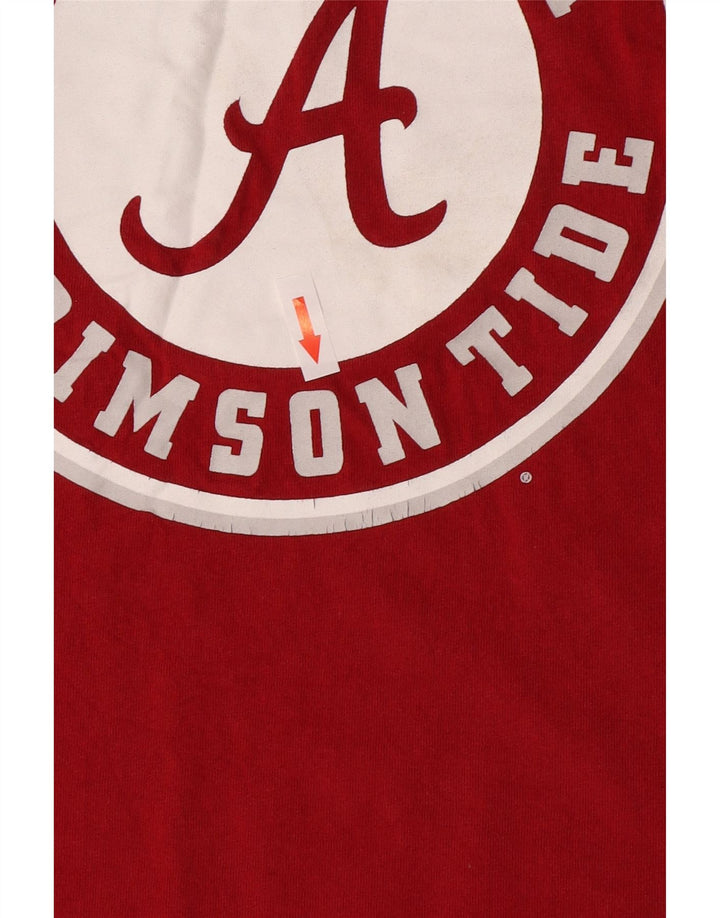Camiseta masculina estampada Champion grande algodão vermelho