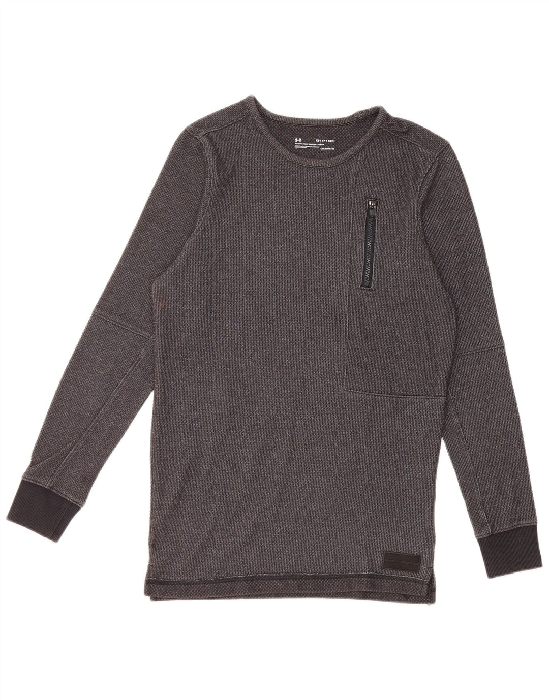Under Armour Masculino Top Manga Longa XS Cinza