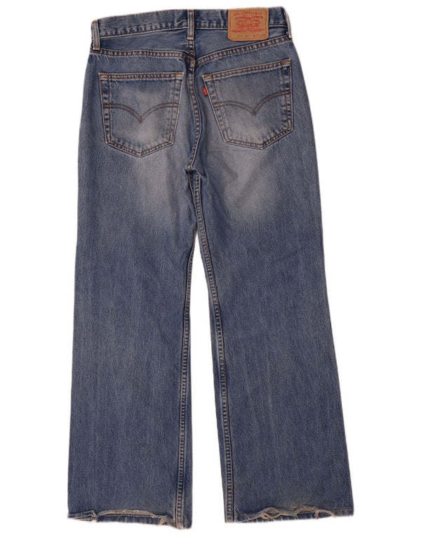 Levi's Masculino 527 Bootcut Jeans W30 L32 Azul Algodão