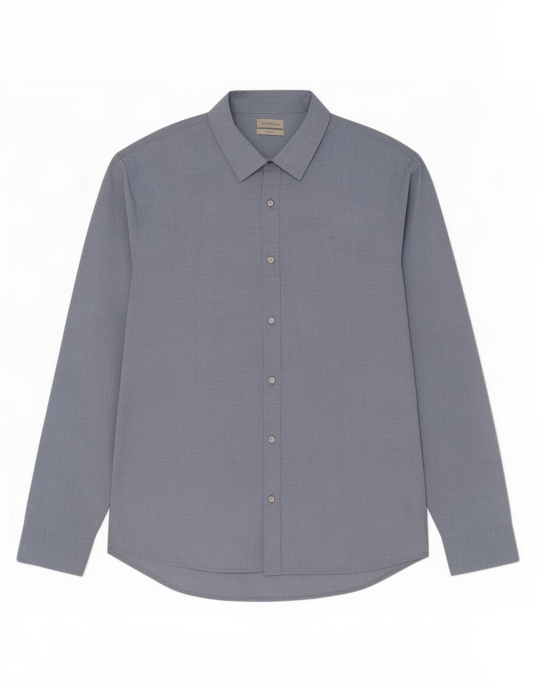 Camisa masculina Calvin Klein Jeans grande azul algodão