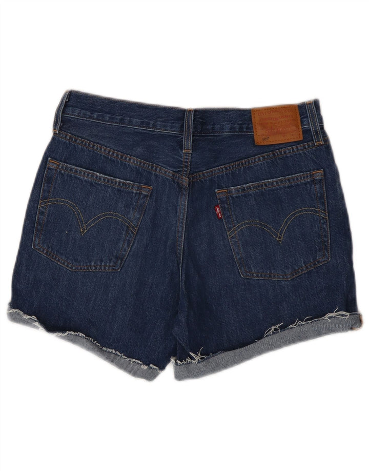 Shorts jeans feminino Levi's 501 W27 pequeno azul algodão