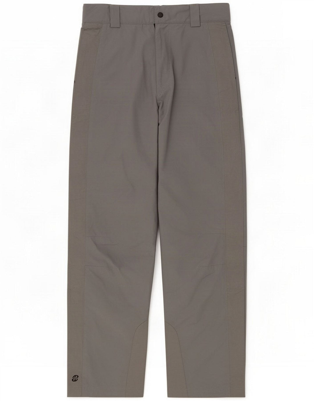 Marks & Spencer Calças casuais retas masculinas de poliéster cinza pequeno