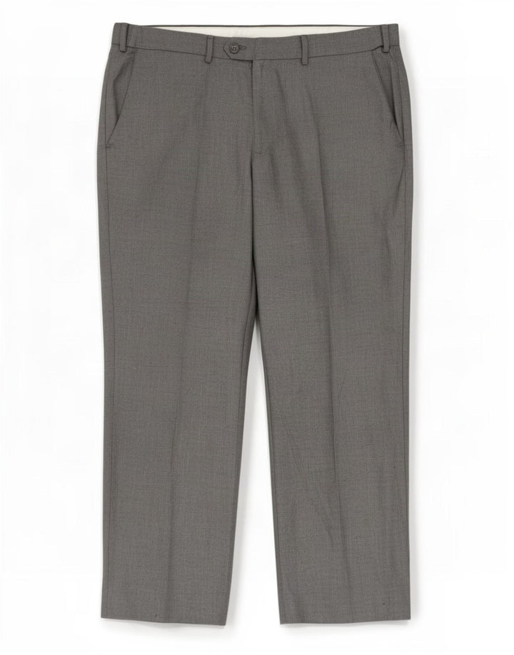 Calça masculina de terno reto Marks & Spencer W38 L29 azul poliéster