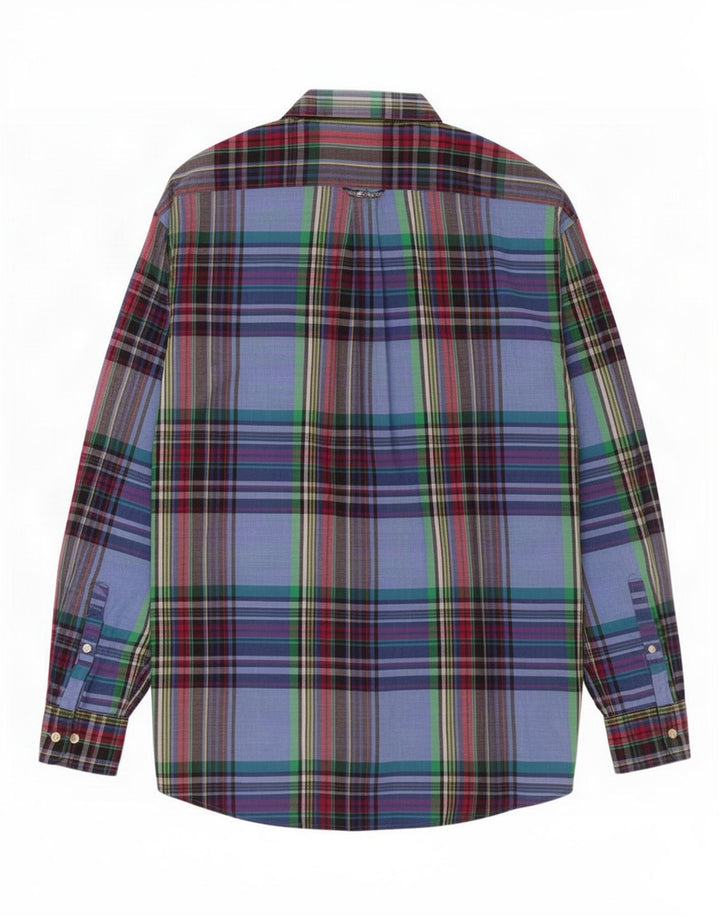 Camisa masculina Gant XL de algodão xadrez multicolorido