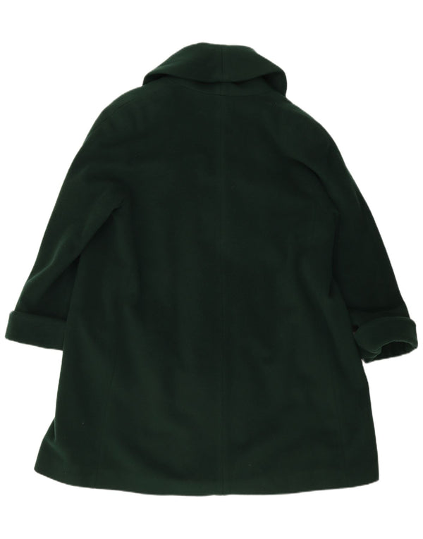 Sobretudo feminino ADMYRA grande tamanho UK 10 lã verde pequena