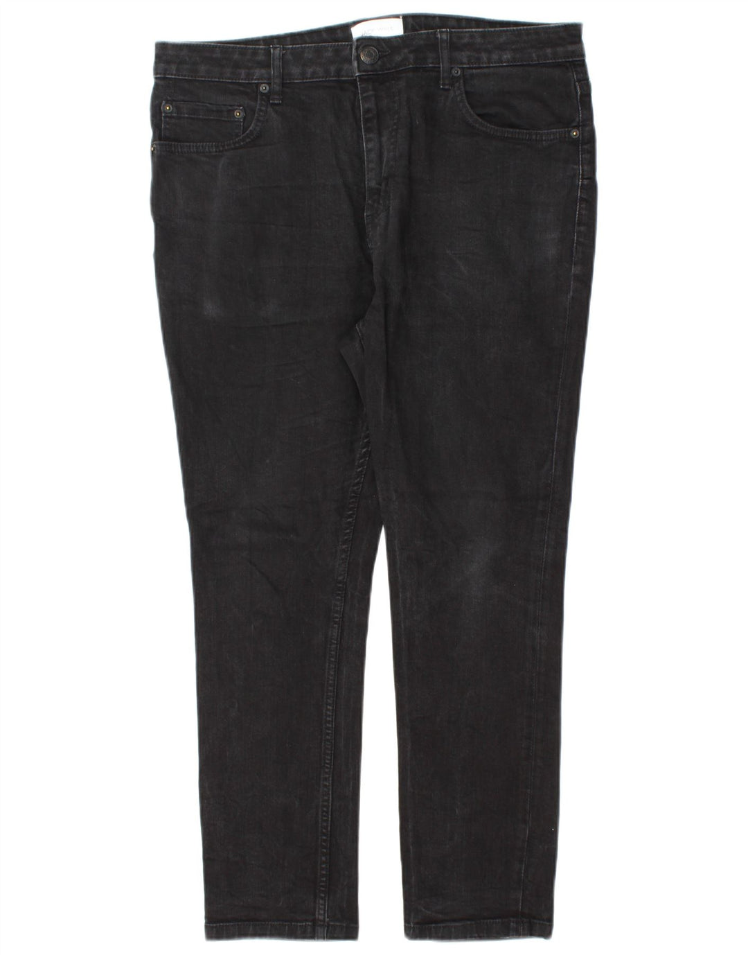 JACK WILLS Jeans Slim Masculino W34 L26 Algodão Preto
