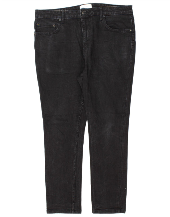 JACK WILLS Jeans Slim Masculino W34 L26 Algodão Preto