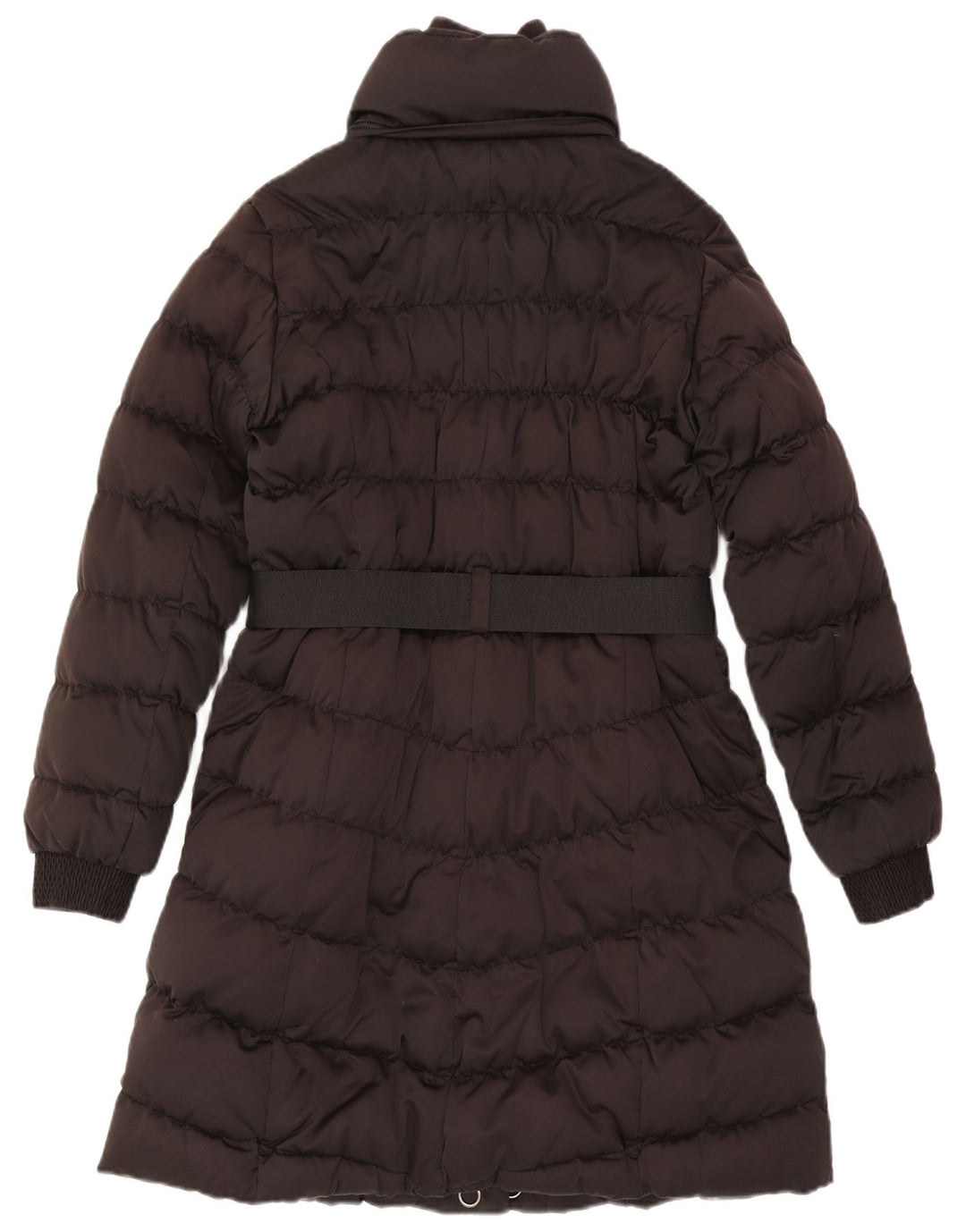 Casaco acolchoado feminino Esprit UK 14 grande poliéster marrom