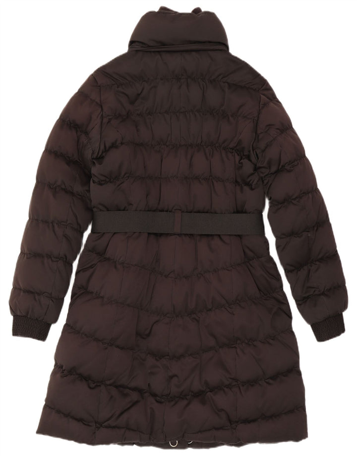 Casaco acolchoado feminino Esprit UK 14 grande poliéster marrom
