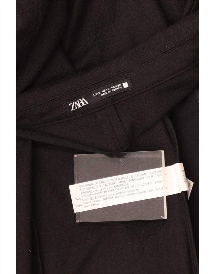 Jaqueta blazer masculina Zara com 1 botão Reino Unido 36 poliéster preto pequeno