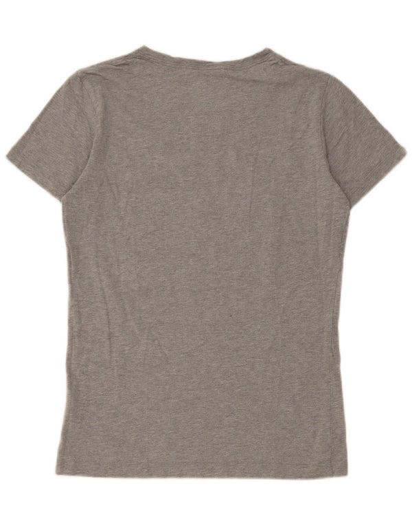 Puma Camiseta Masculina Graphic Top Pequeno Algodão Cinza