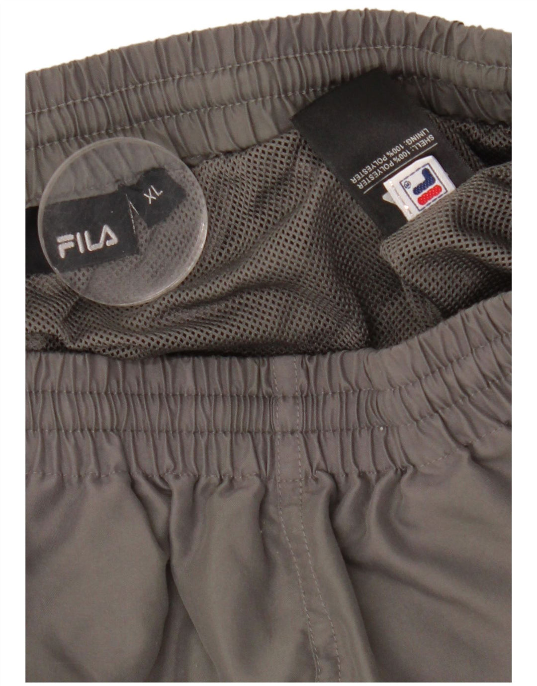 Fila Mens Sport Shorts XL Cinza Poliéster