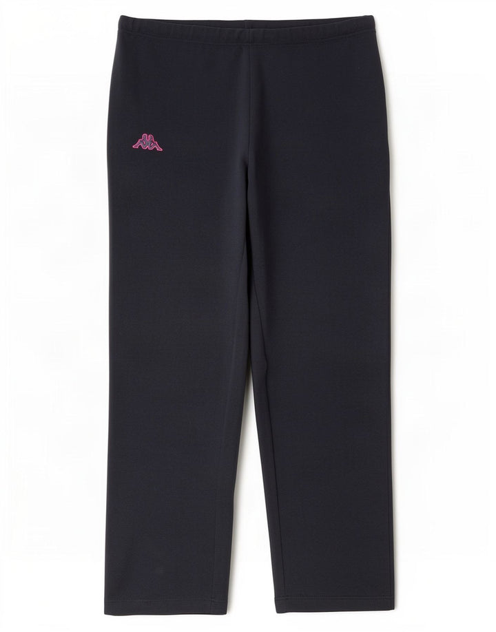 Calça de treino masculina Kappa grande poliéster azul marinho