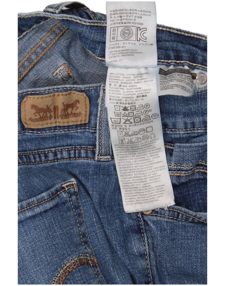 Calça jeans feminina Levi's 515 Bootcut W31 L32 azul algodão