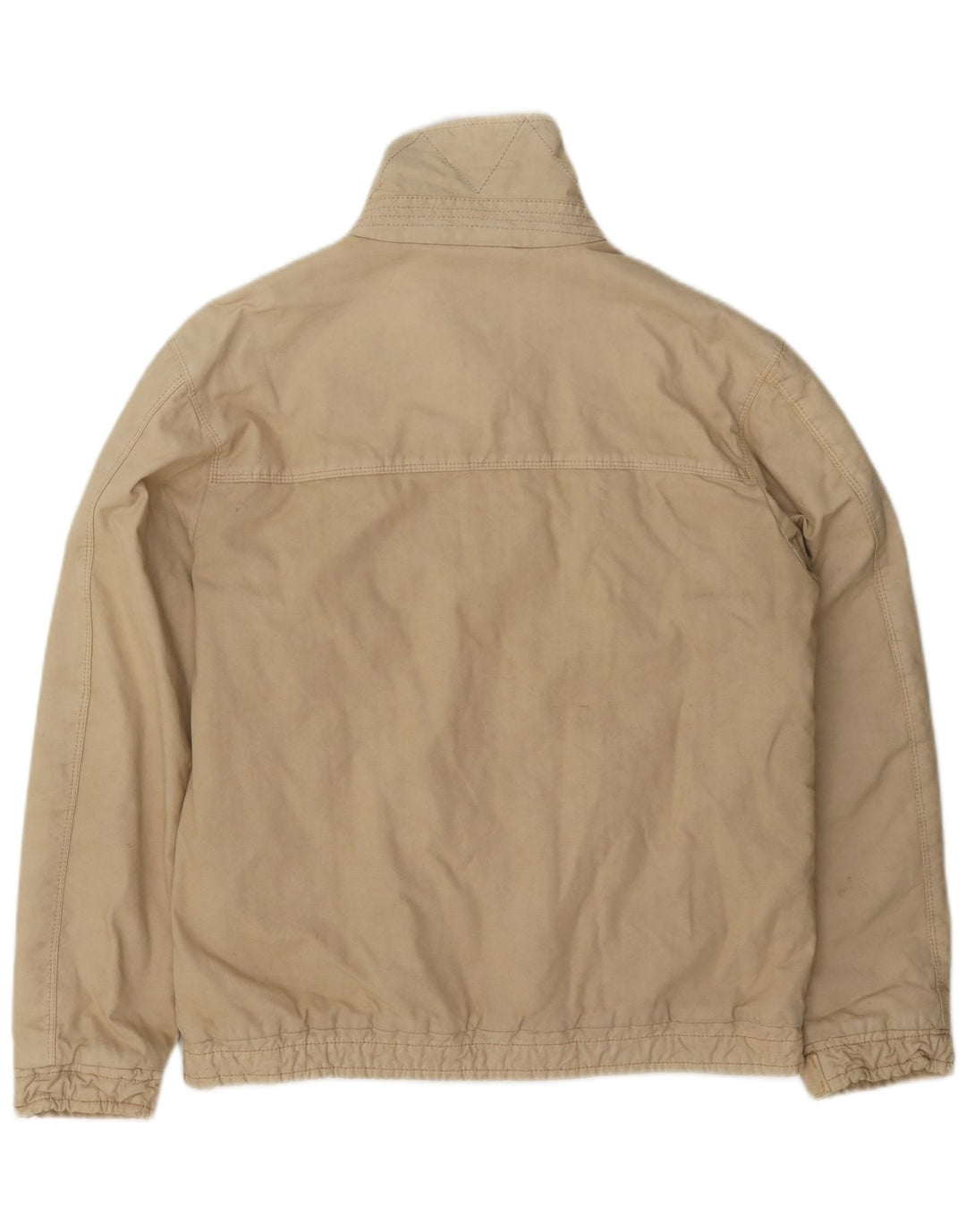 Jaqueta utilitária masculina Murphy & Nye Regular Fit Reino Unido 38 algodão bege médio