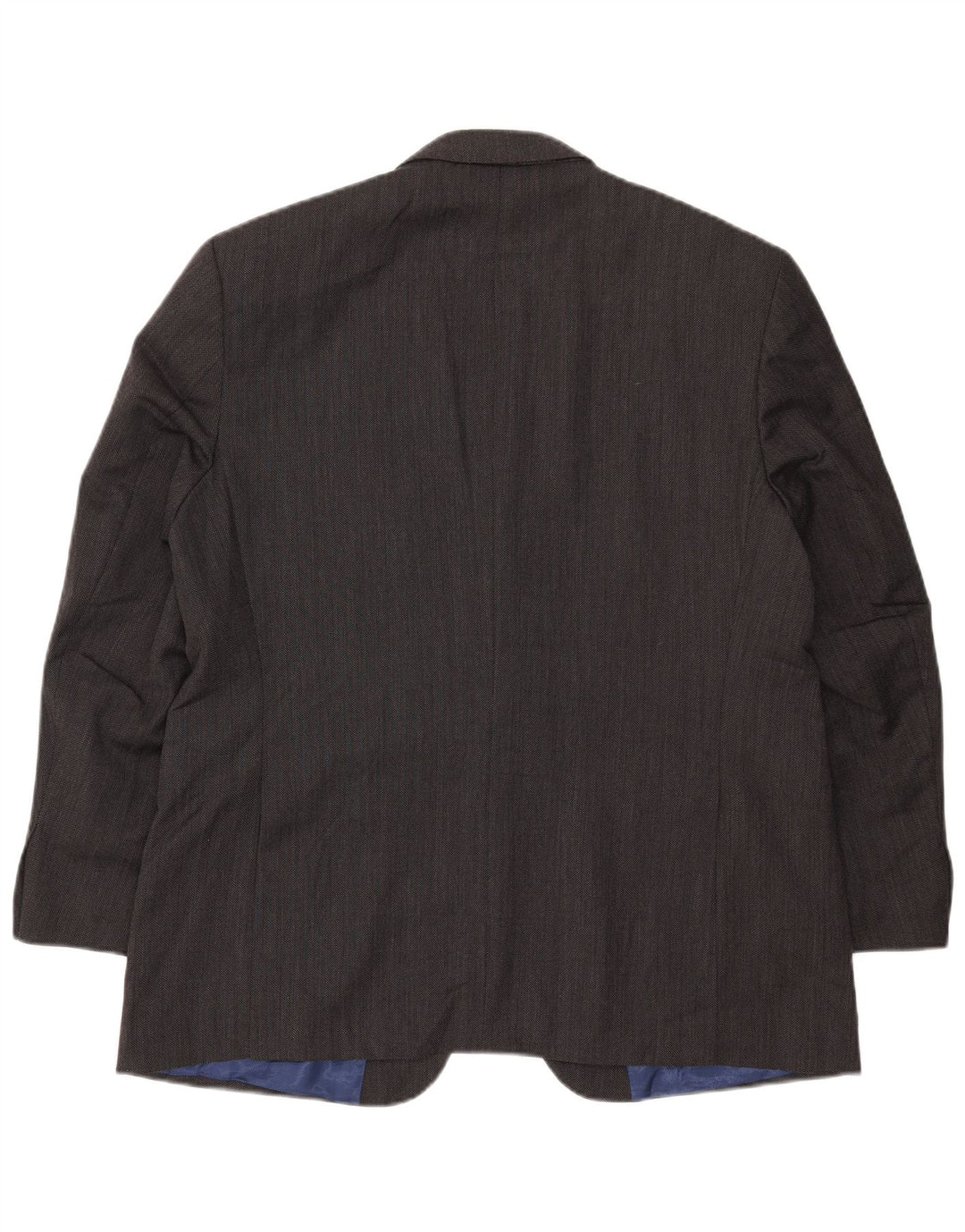 Jaqueta blazer masculina de 2 botões Marks & Spencer Reino Unido 44 2XL lã cinza