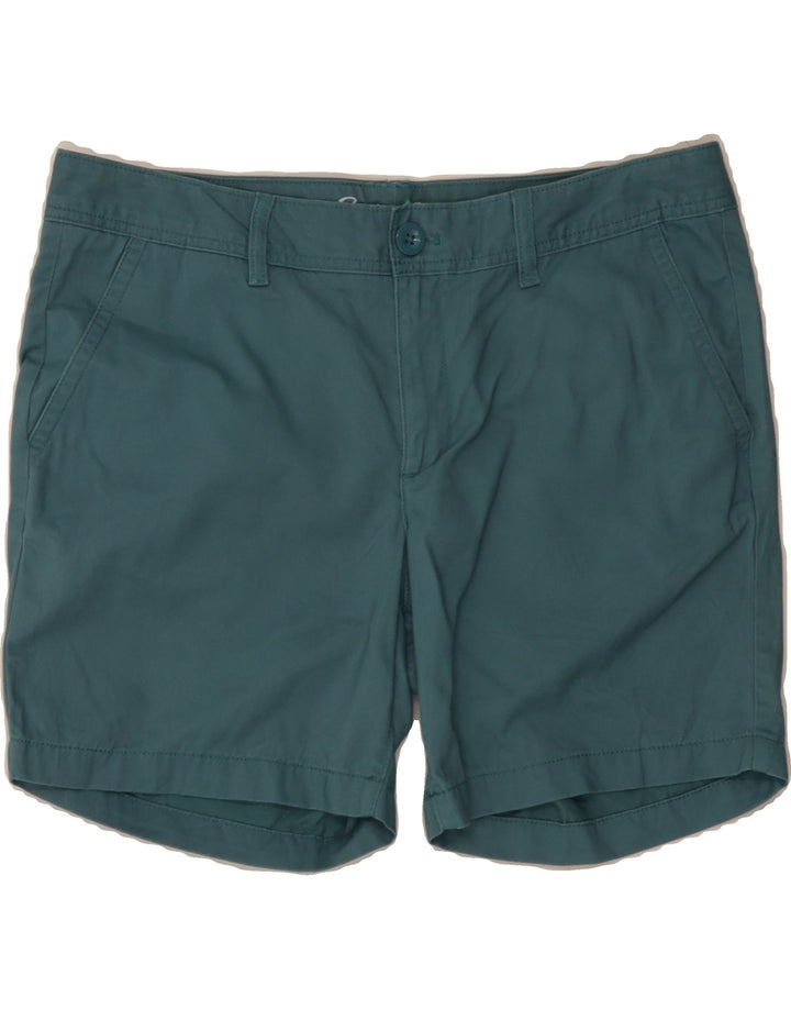 EDDIE BAUER Womens Chino Shorts US 12 Large W34  Green Cotton Vintage Eddie Bauer and Second-Hand Eddie Bauer from Messina Hembry 