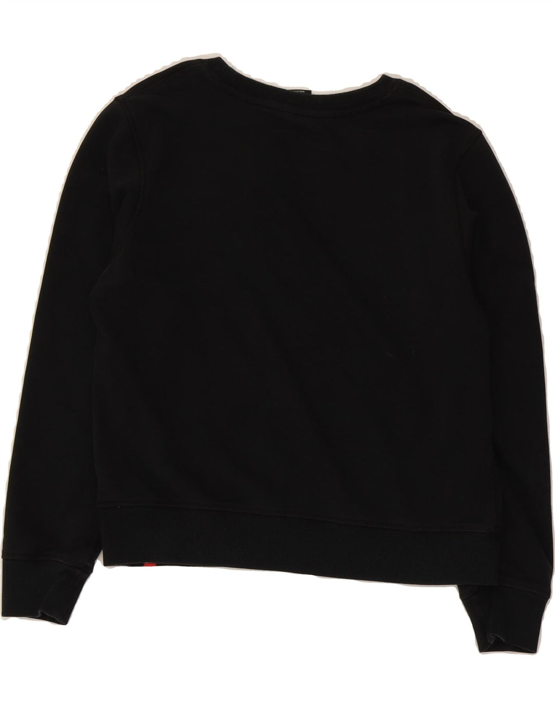 NEW BALANCE Womens Sweatshirt Jumper UK 16 Large Black Cotton Vintage New Balance and Second-Hand New Balance from Messina Hembry 