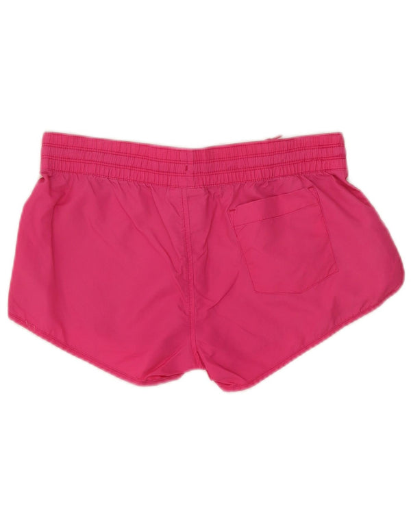 Champion Womens Sport Shorts UK 10 Small Pink Polyamide