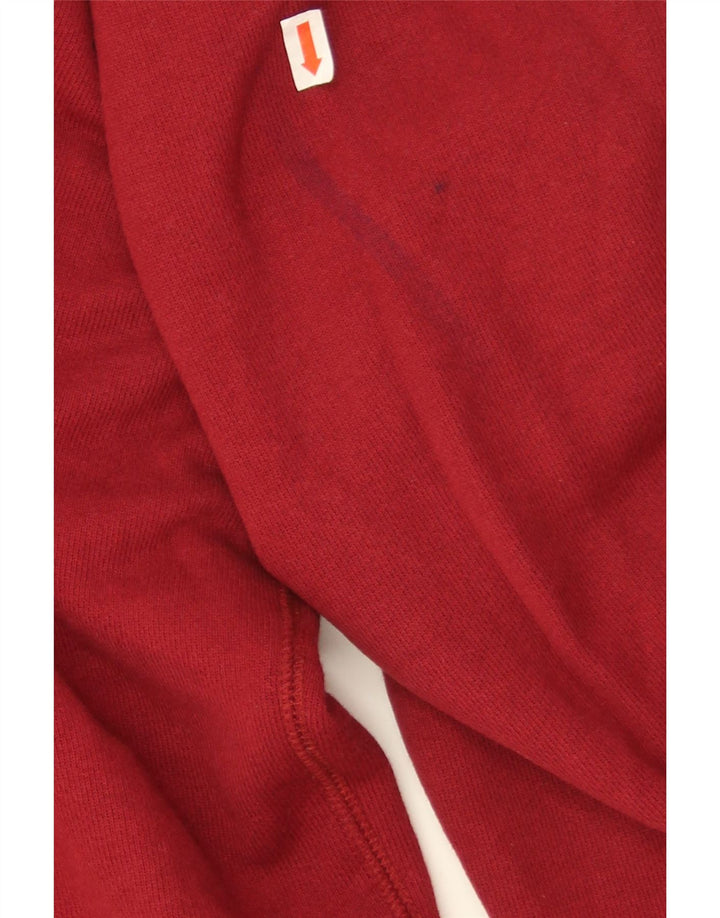 Moletom gráfico masculino Nike Jumper pequeno algodão borgonha