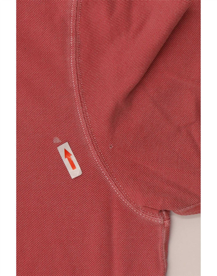 Camisa polo masculina Tommy Hilfiger grande algodão vermelho