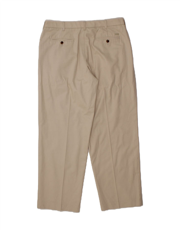 IZOD Mens Pegged Chino Trousers W36 L32  Beige Cotton Vintage Izod and Second-Hand Izod from Messina Hembry 