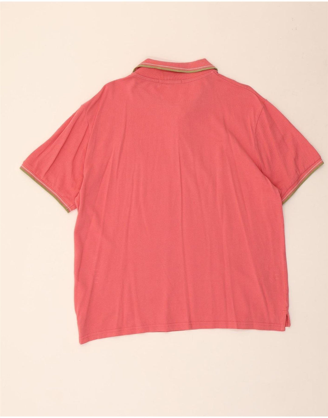 Camisa polo masculina Trussardi 2XL algodão rosa