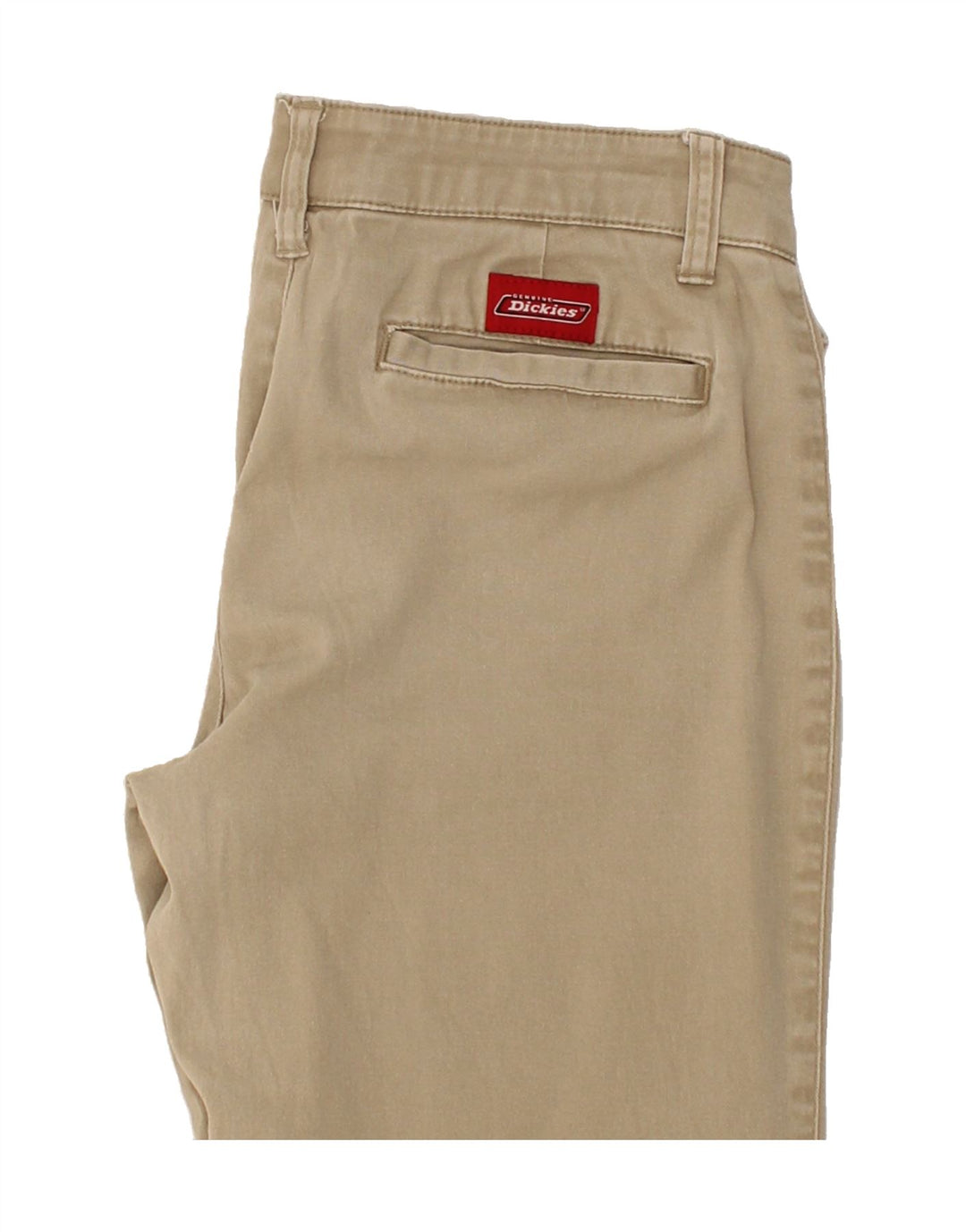 DICKIES Womens Straight Chino Trousers US 9 Medium W30 L31 Beige Cotton Vintage Dickies and Second-Hand Dickies from Messina Hembry 