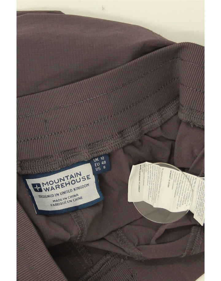 Calças de treino femininas Mountain Warehouse poliéster cinza médio UK 12