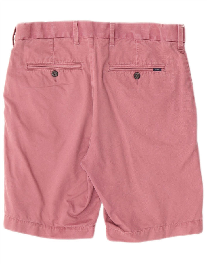Shorts chino masculino Marks & Spencer W32 algodão rosa médio