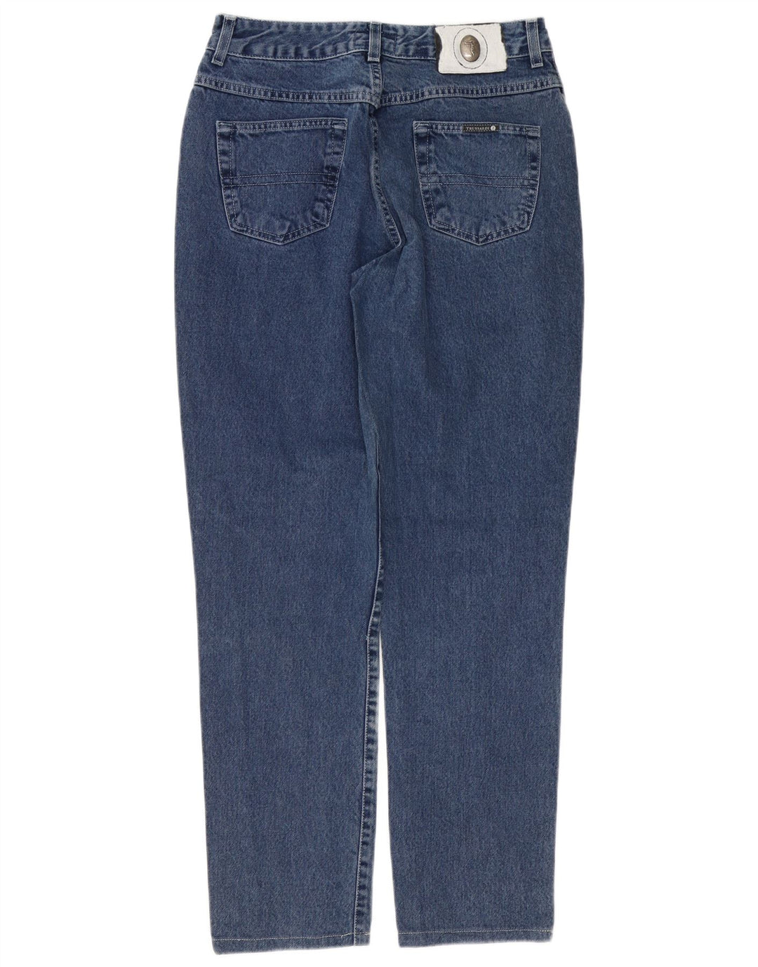 TRUSSARDI Calça jeans masculina cônica W29 L30 algodão azul