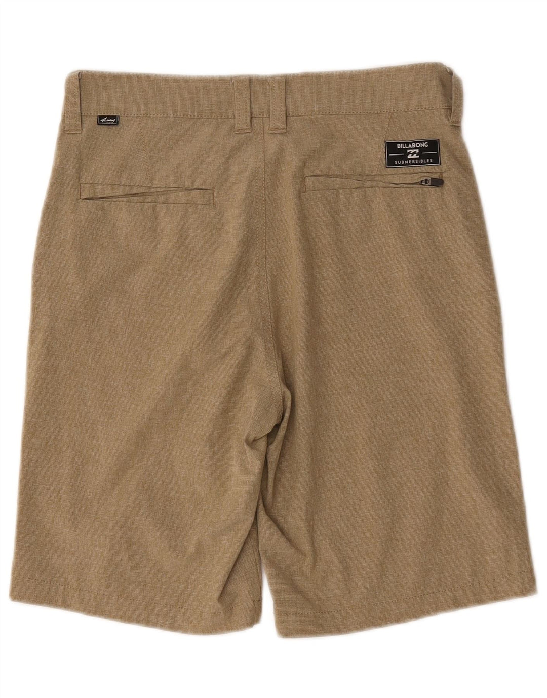 Billabong Mens Chino Shorts W28 Pequeno Poliéster Cáqui