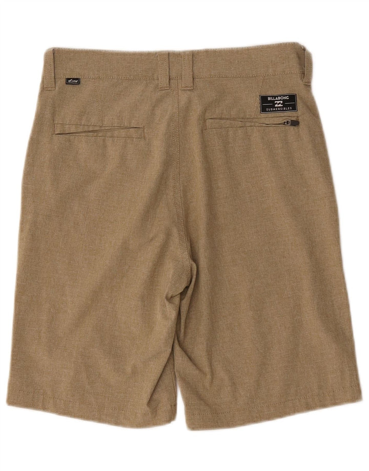 Billabong Mens Chino Shorts W28 Pequeno Poliéster Cáqui