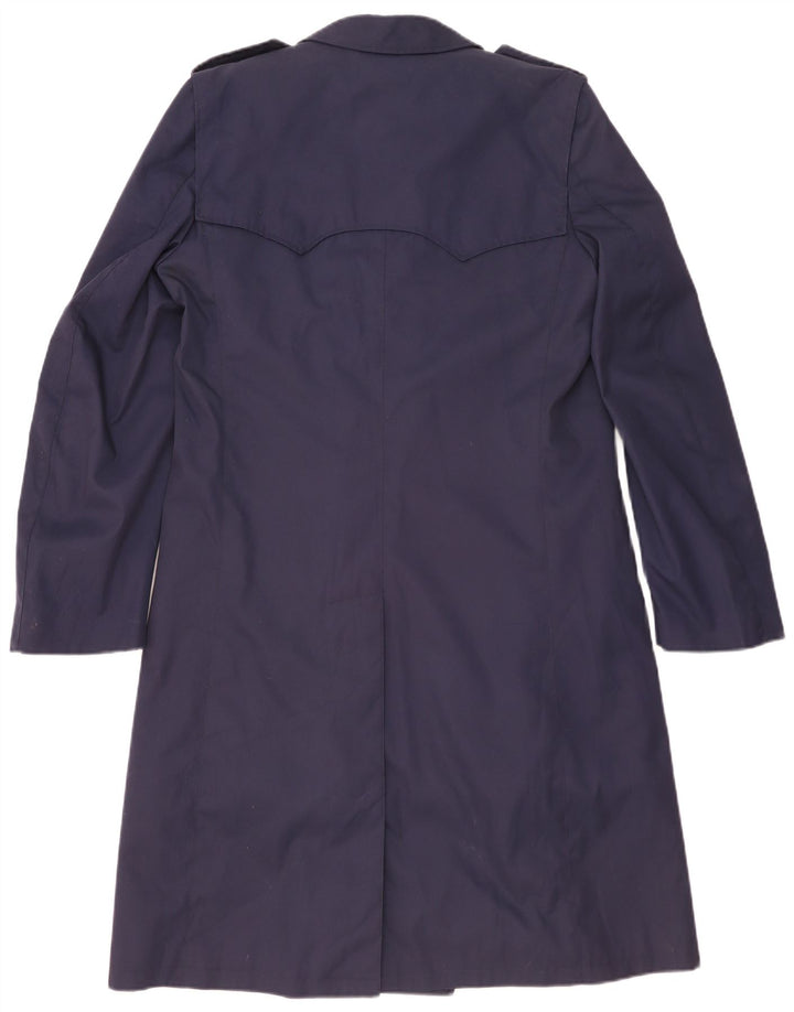 Trench Coat Vintage Masculino IT 48 Médio Azul Marinho