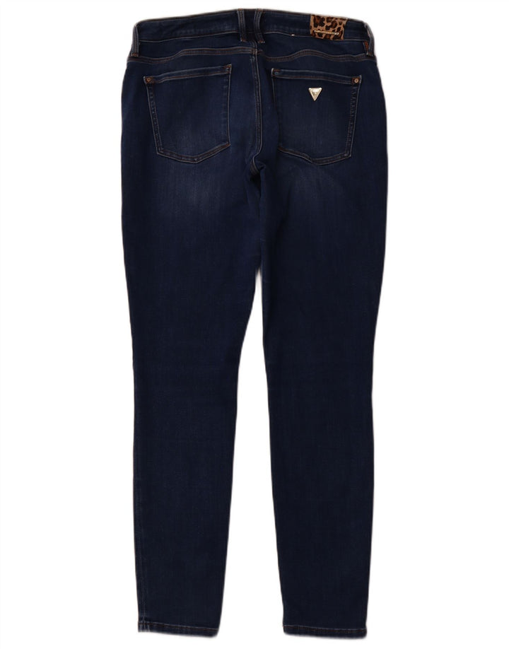 Calça jeans feminina Annette Skinny GUESS W31 L29 azul marinho algodão